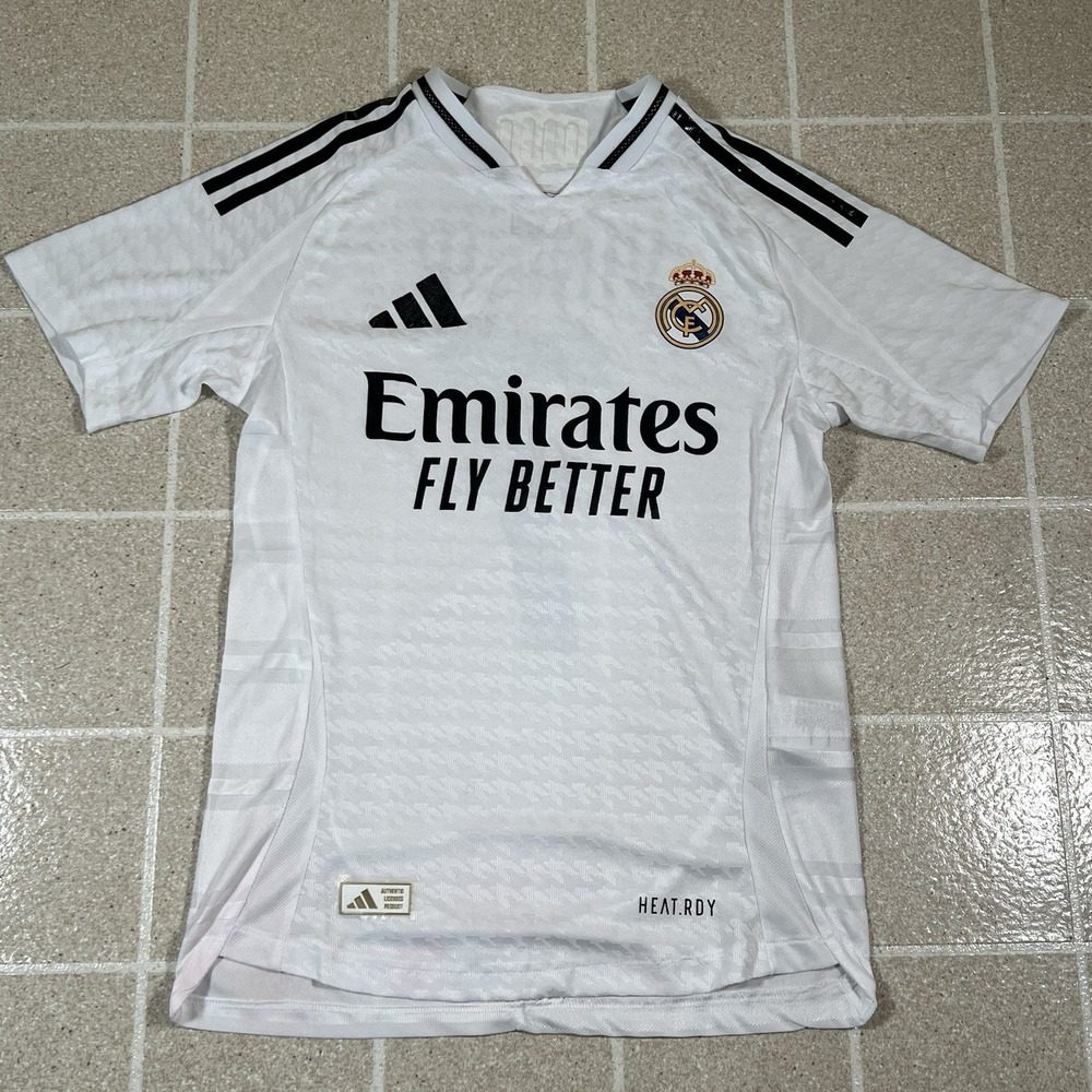 Vini JR Real Madrid Jersey 2024-25 Home Soccer Football Shirt Adidas Men Size S